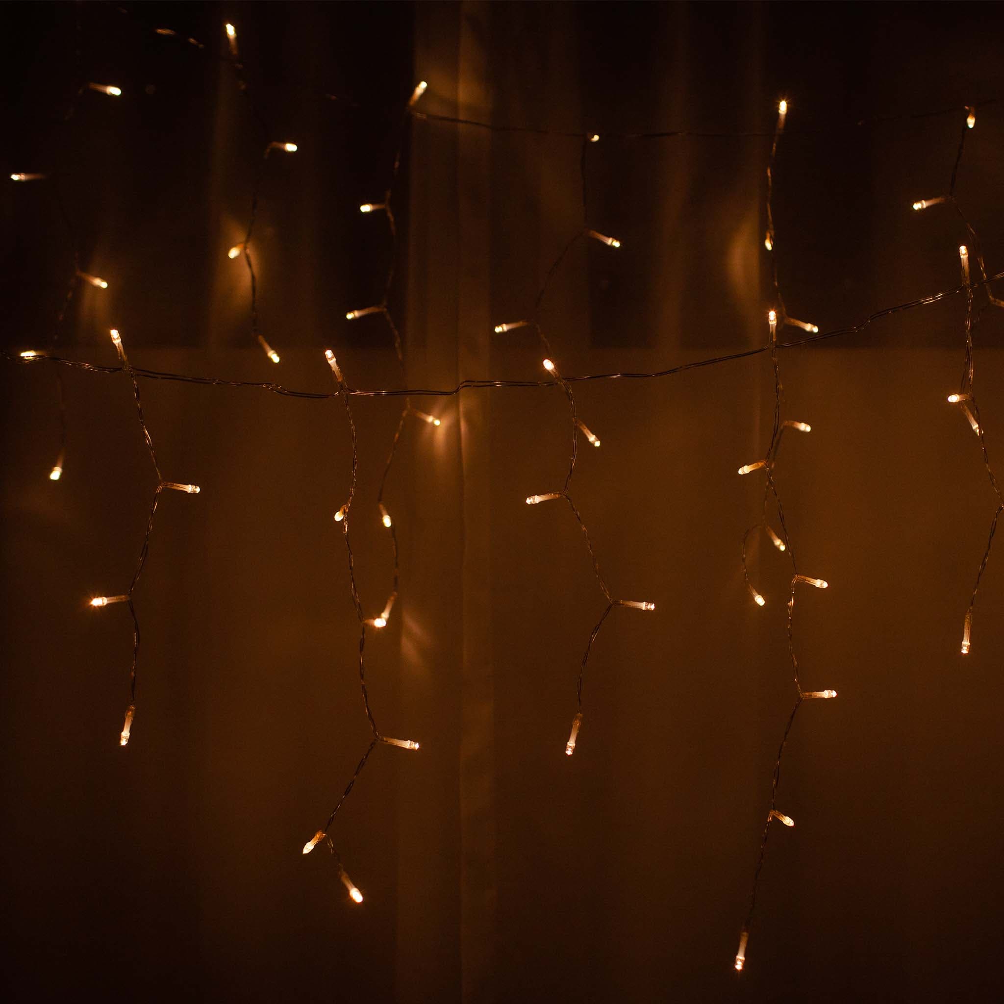 100pcs Warm White Curtain  Solar Lights