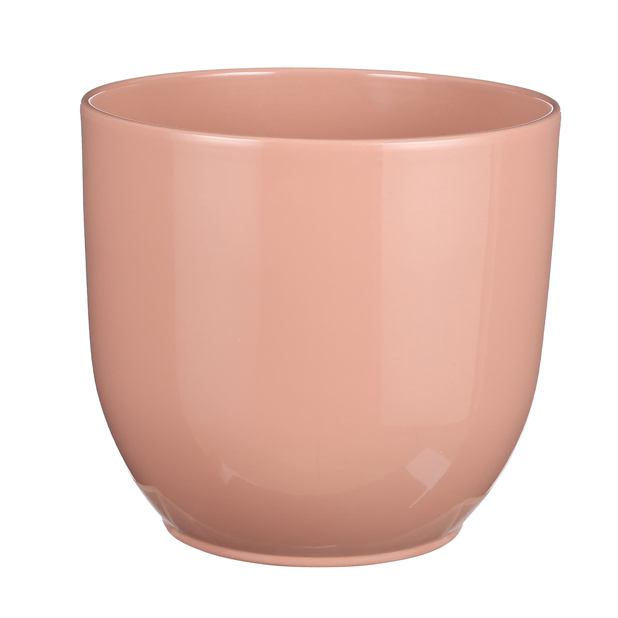 Gloss Pink Ceramic Indoor Plant Pot - W28xh25cm
