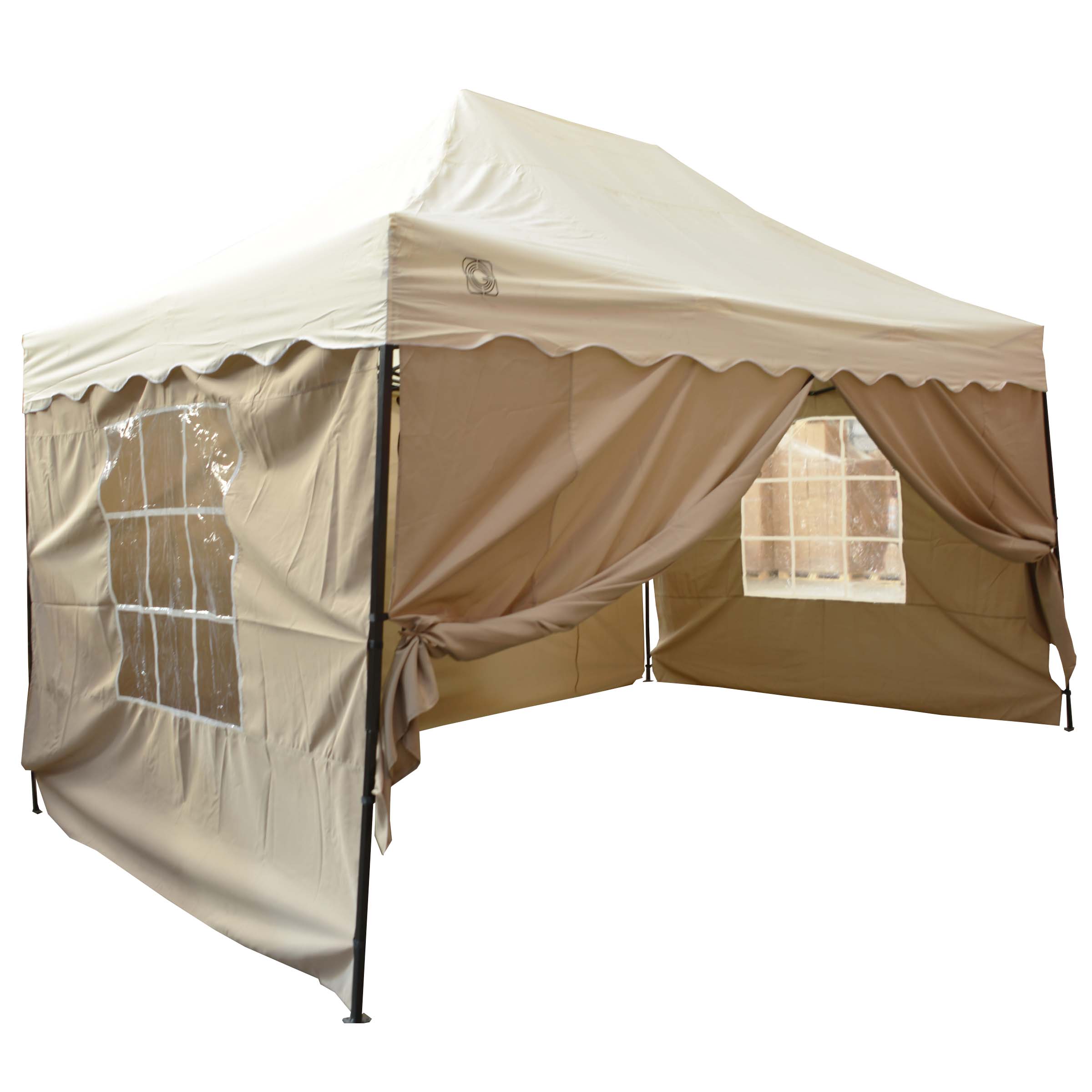Heavy Duty With SidesandRoof  Gazebo Tent
