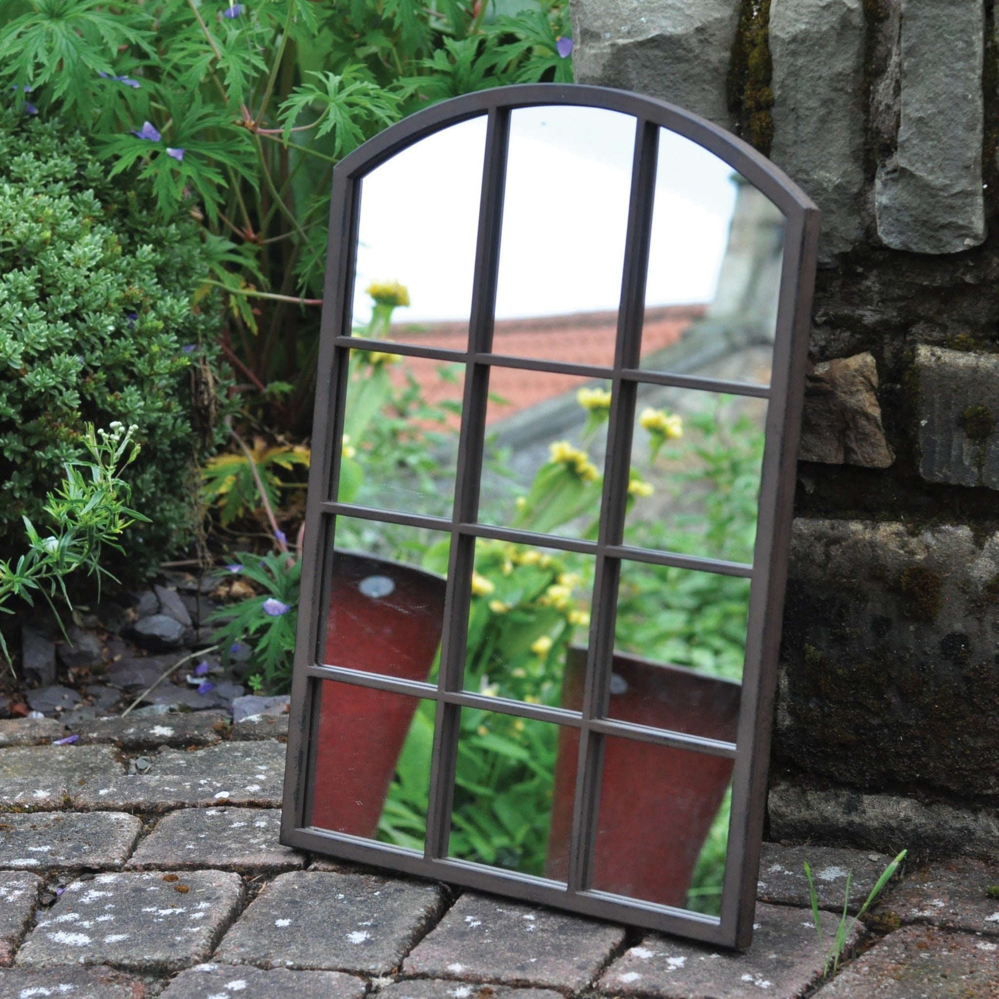 Industrial  Garden Mirror