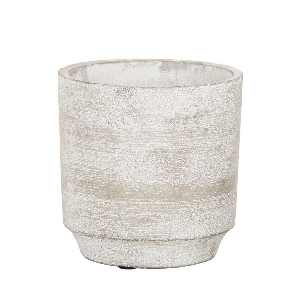Light Grey Concrete Indoor Plant Pot - W25 X H25 Cm