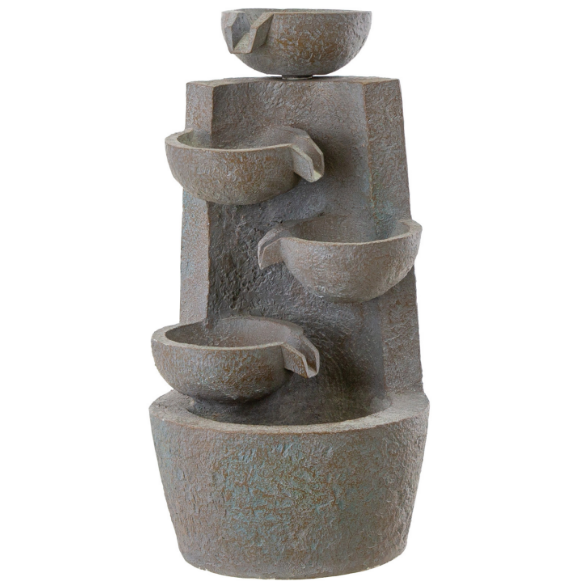Cascading Fibreglass 4-tier Bowl  Water Feature