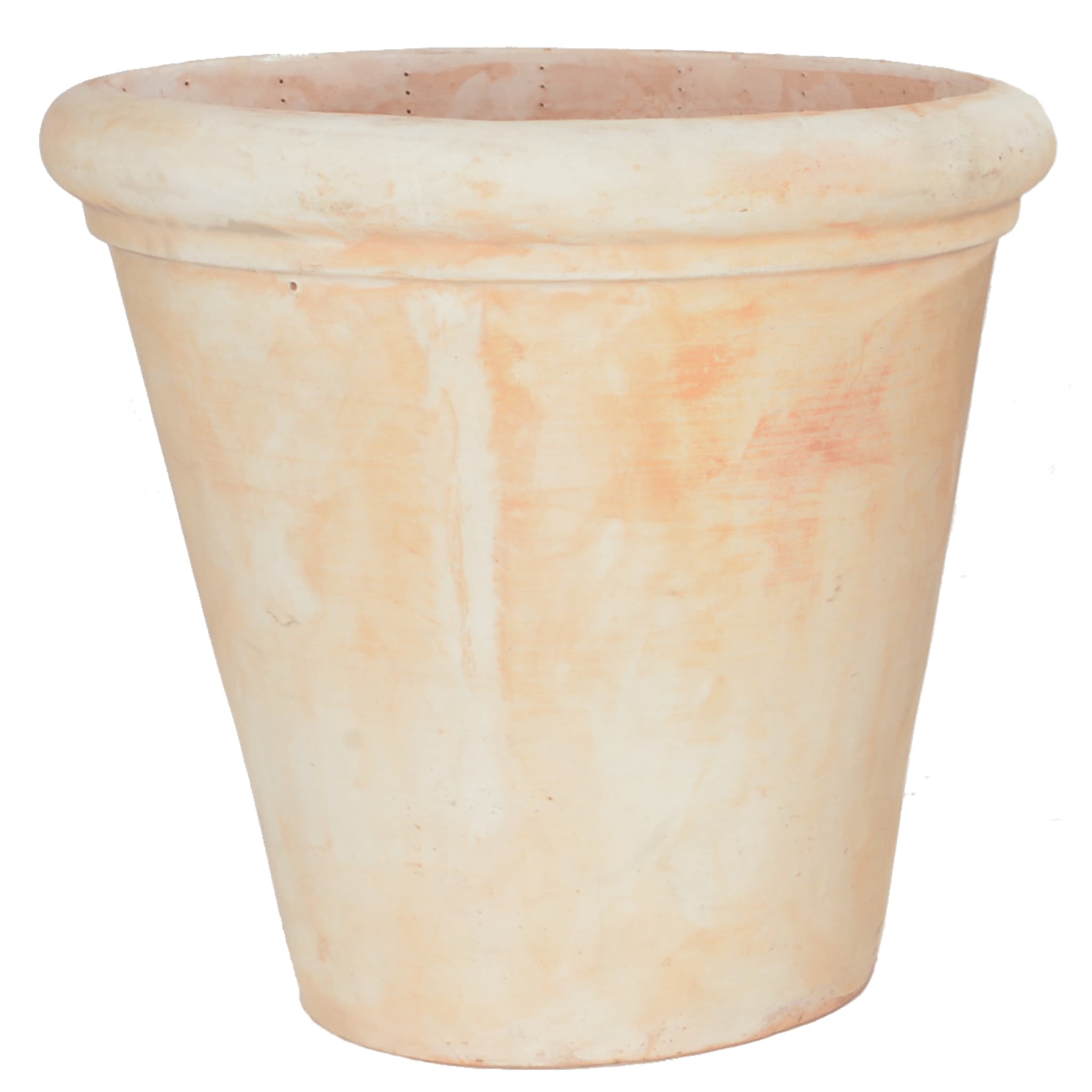 Clayton 70cm Large Terracotta Plant Pot  Outdoor Frostproof Pot  H69cm X W70cm  Durable Hand Crafted Tuscan Terracotta  Tree And Large Plant Pot