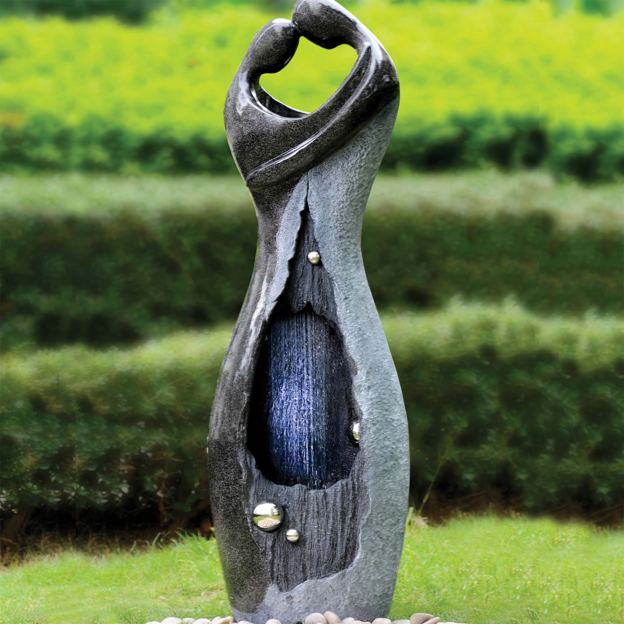 Embraced Couple  Water Feature